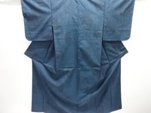 未使用品　組紐に花丸文様織り出し本場泥大島紬着物（9マルキ）